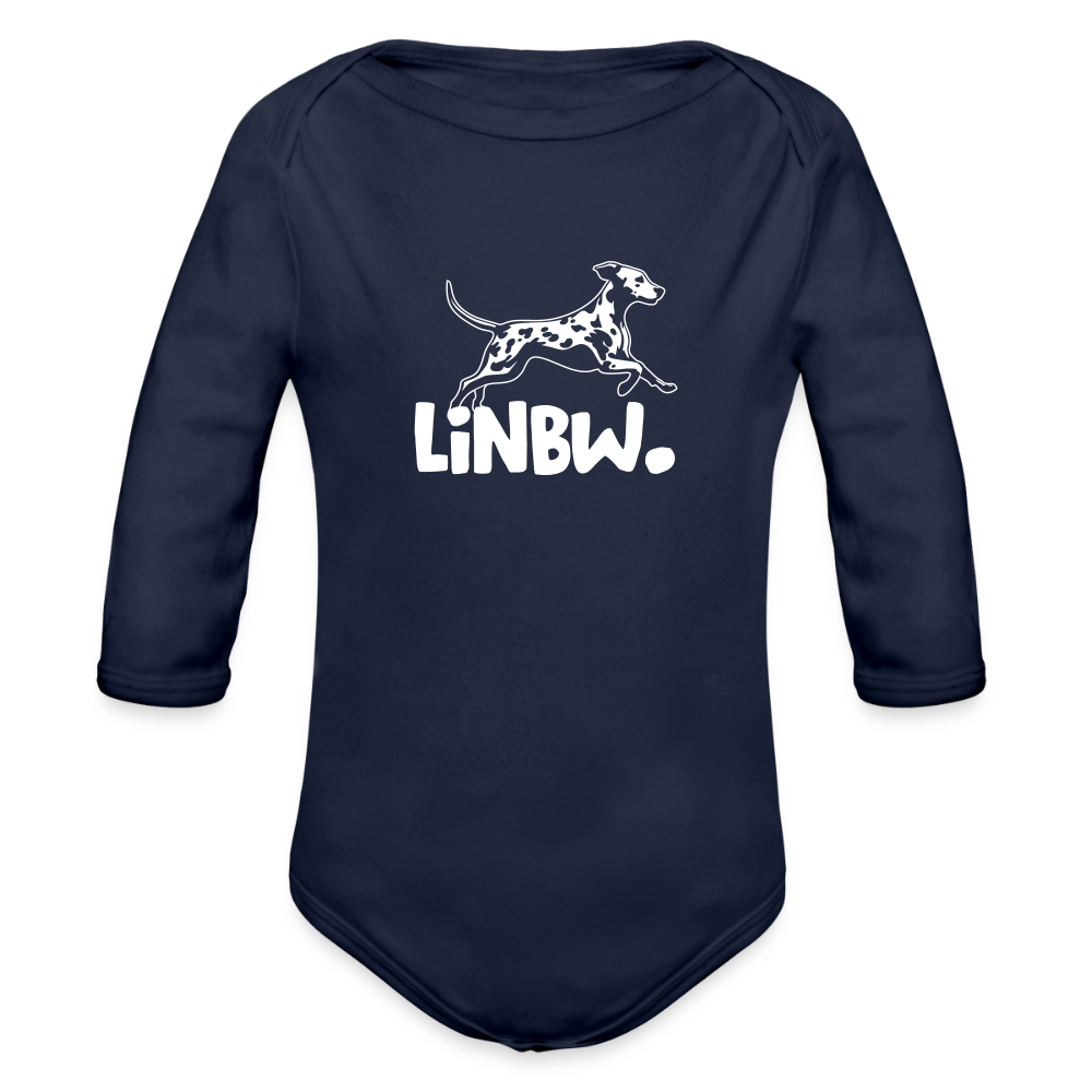Baby-Body „LINBW. Dalmatiner“ – Für kleine Fans mit großen Pfotenabdrücken - Dunkelnavy
