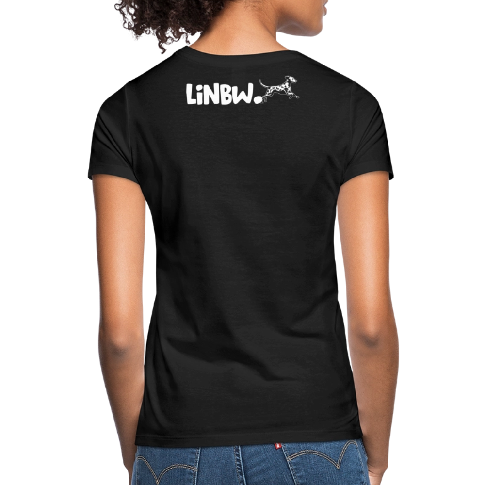 LiNBW. Frauen T-Shirt Life is not just black and white - Schwarz
