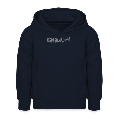 LiNBW. Kinder Hoodie Life is not just black and white - Navy