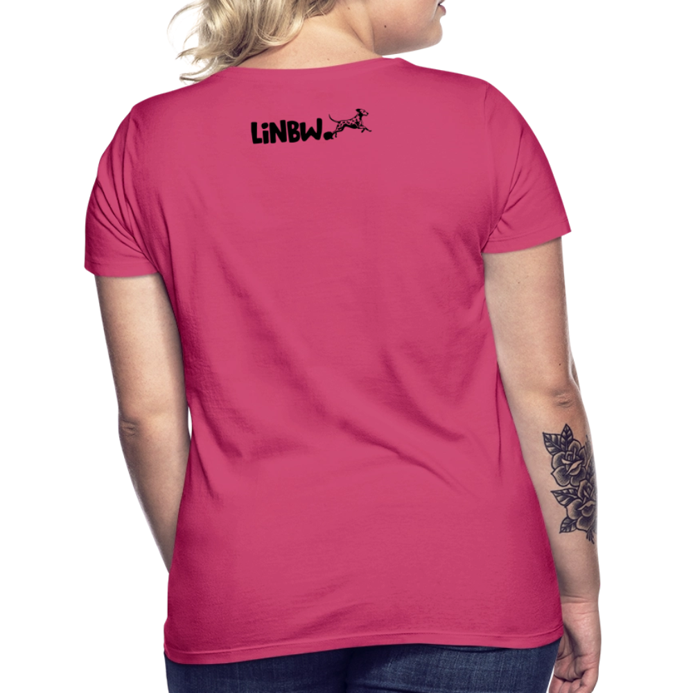LiNBW. Frauen T-Shirt Dalmatiner Life is not just black and white - Azalea