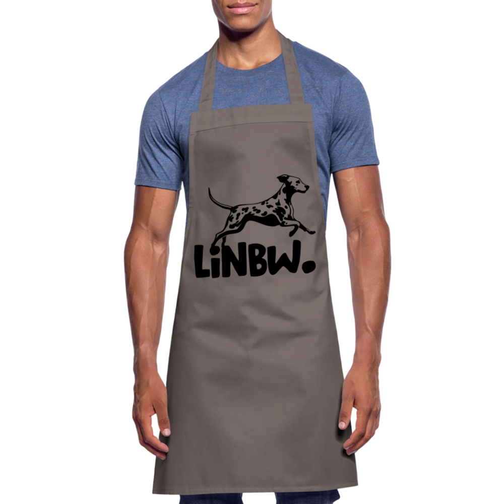 Kochschürze mit LINBW-Logo – schlicht, stilvoll & bewusst - Grau