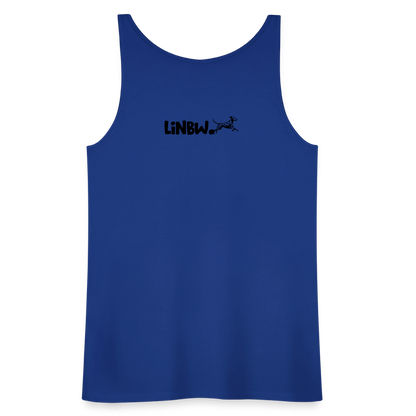 LiNBW. Frauen Tank-Top Dalmatiner Life is not just black and white - Königsblau
