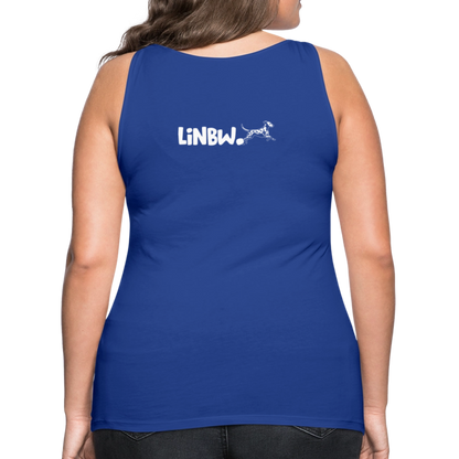 LiNBW. Frauen Tank-Top Life is not just black and white - Königsblau