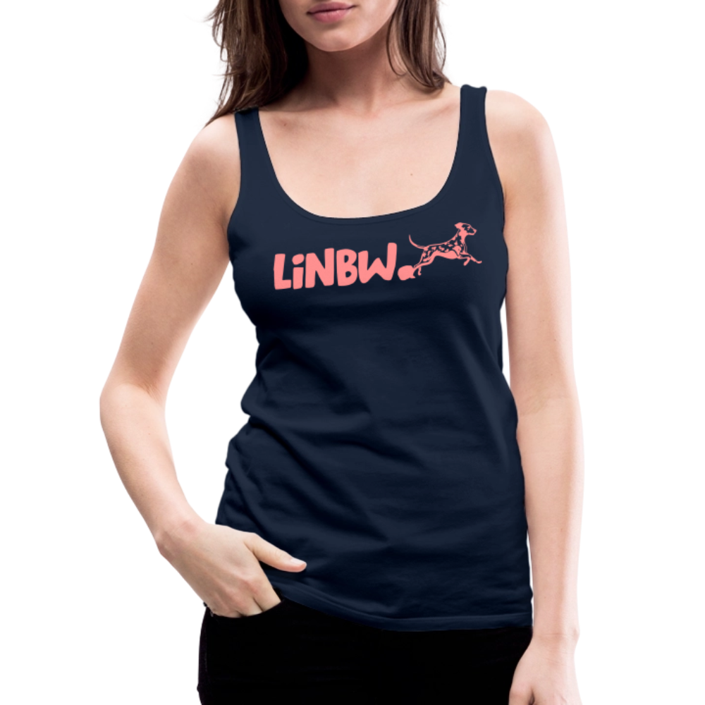 LiNBW. Frauen Tank-Top Life is not just black and white - Navy