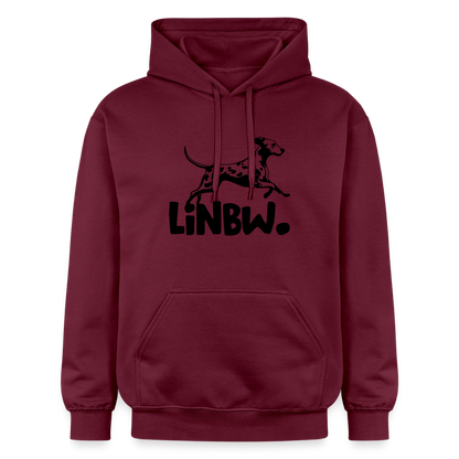 LiNBW. Männer & Frauen Hoodie - Maroon