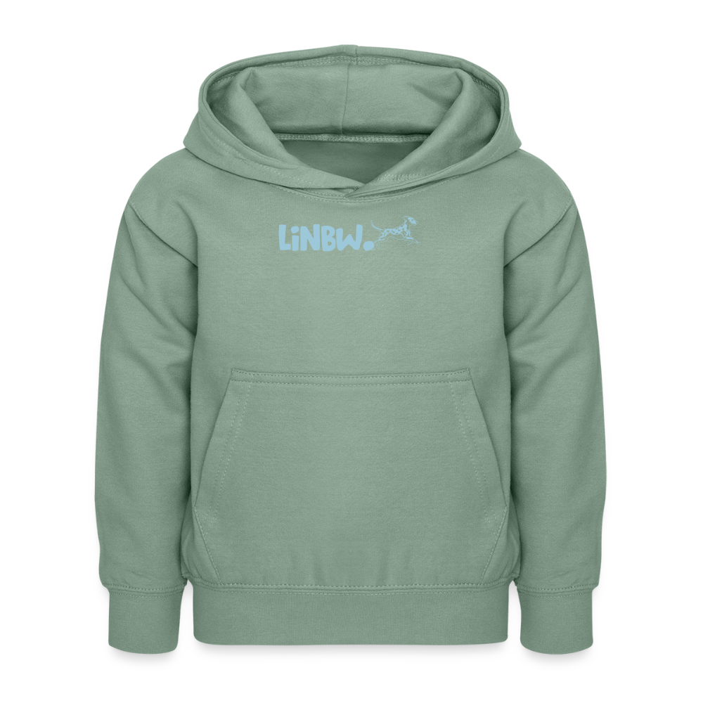 LiNBW. Kinder Hoodie Life is not just black and white - Graugrün