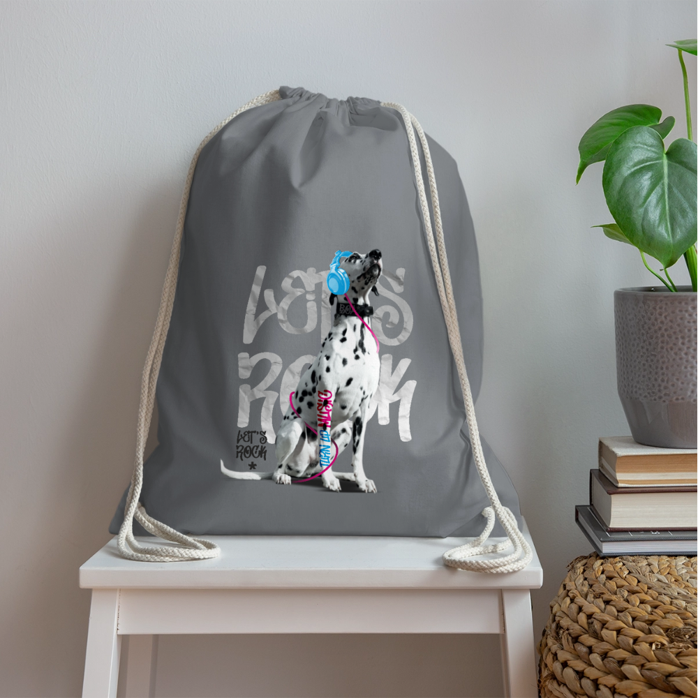 LiNBW. Turnbeutel Dalmatiner Let´s Rock - Grau