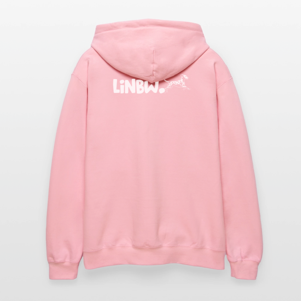 LiNBW. Männer & Frauen Hoodie Life is not just black and white - Hellrosa