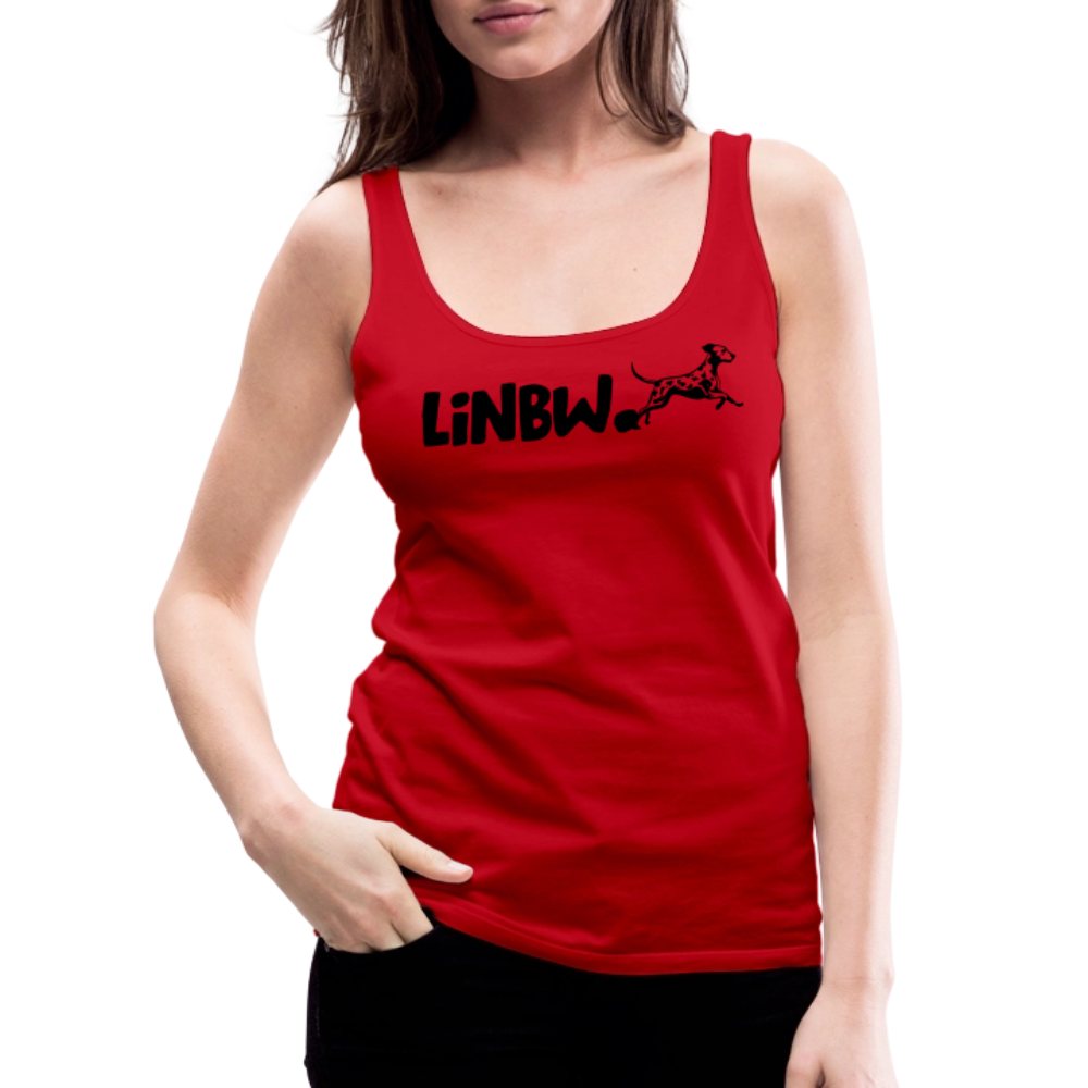 LiNBW. Frauen Tank-Top Life is not just black and white - Rot