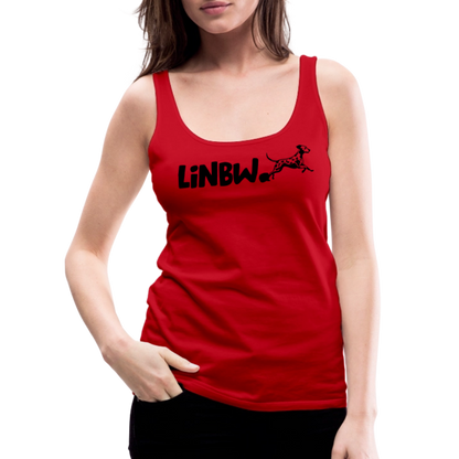 LiNBW. Frauen Tank-Top Life is not just black and white - Rot