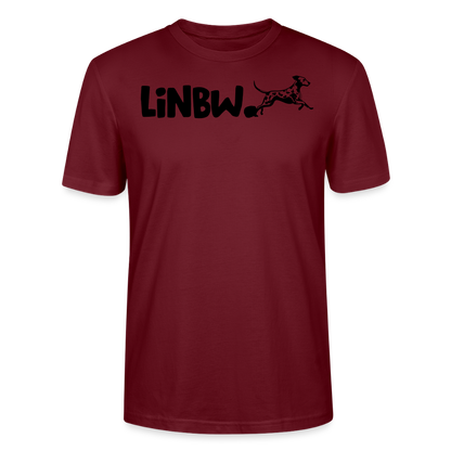 LiNBW. Männer T-Shirt Life is not just black and white - Burgunderrot