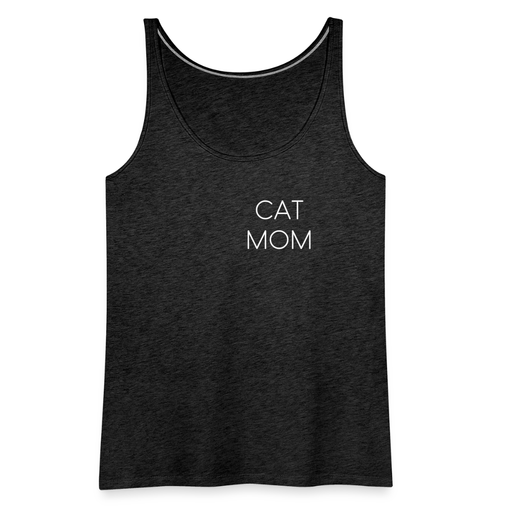 LiNBW. Frauen Tank-Top Stolzes Personal einer Katze - Anthrazit