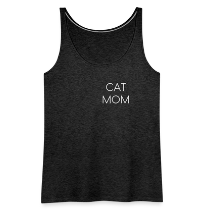 LiNBW. Frauen Tank-Top Stolzes Personal einer Katze - Anthrazit