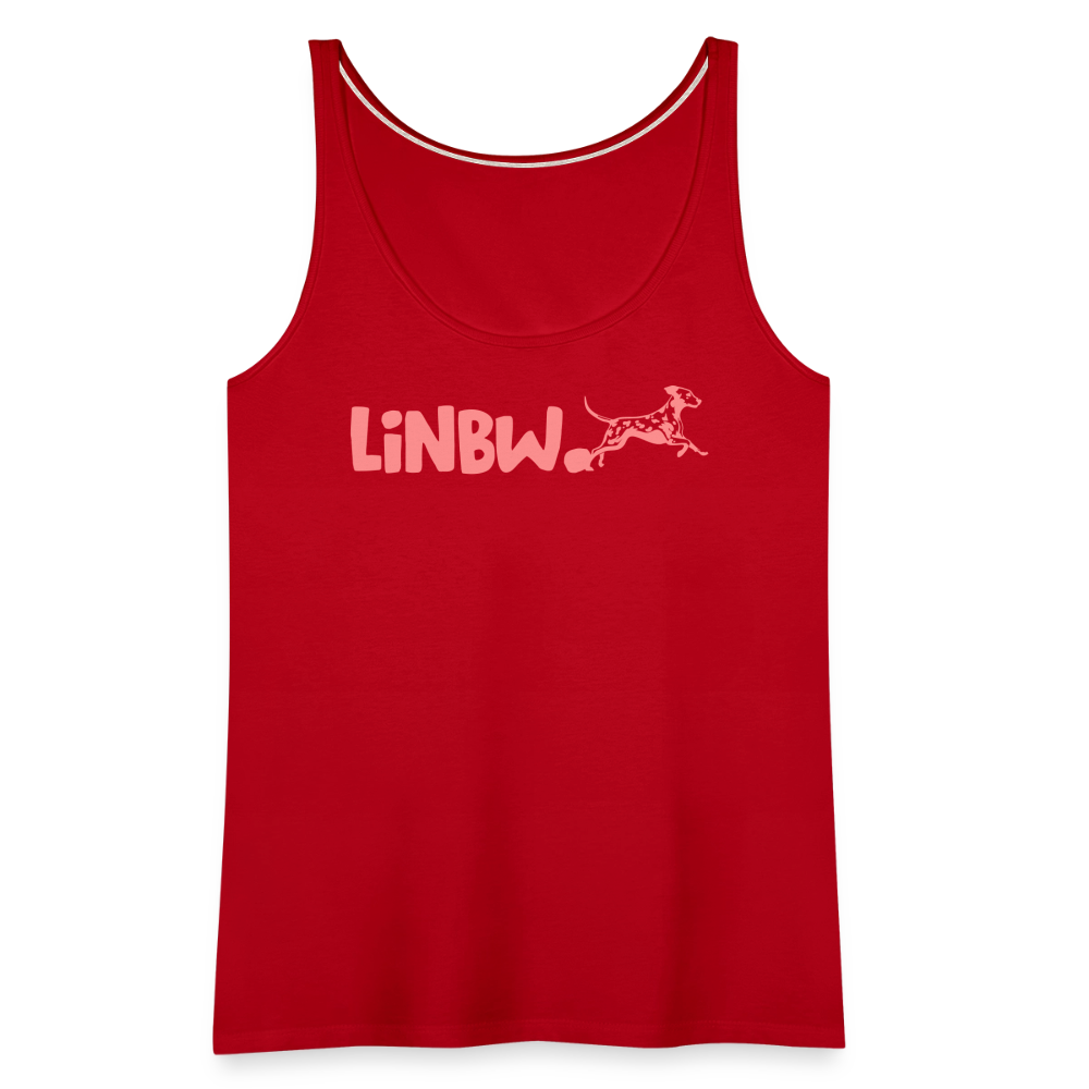 LiNBW. Frauen Tank-Top Life is not just black and white - Rot