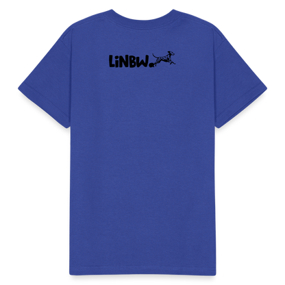 Kinder-T-Shirt – Dalmatiner in Farbe | Life is not just black and white - Royalblau
