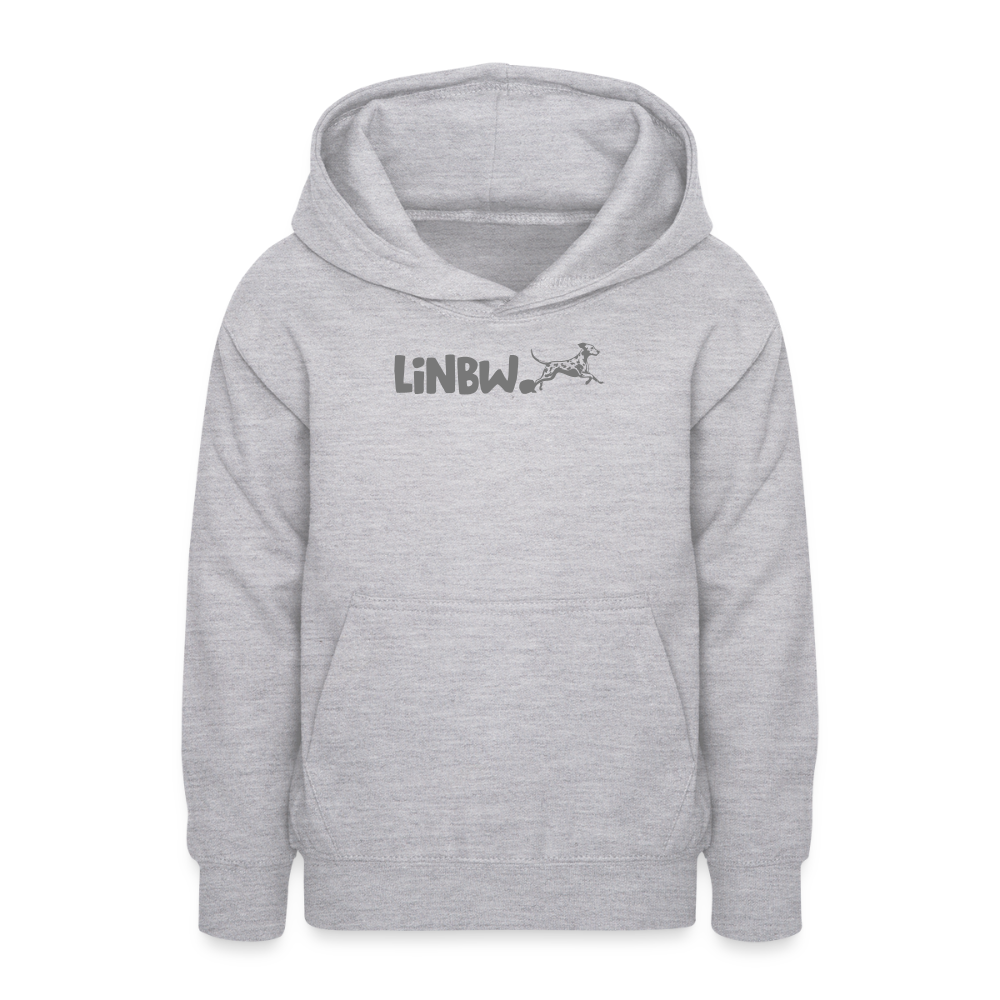 LiNBW. Teenager Hoodie Life is not just black and white - Hellgrau meliert