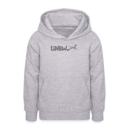 LiNBW. Teenager Hoodie Life is not just black and white - Hellgrau meliert