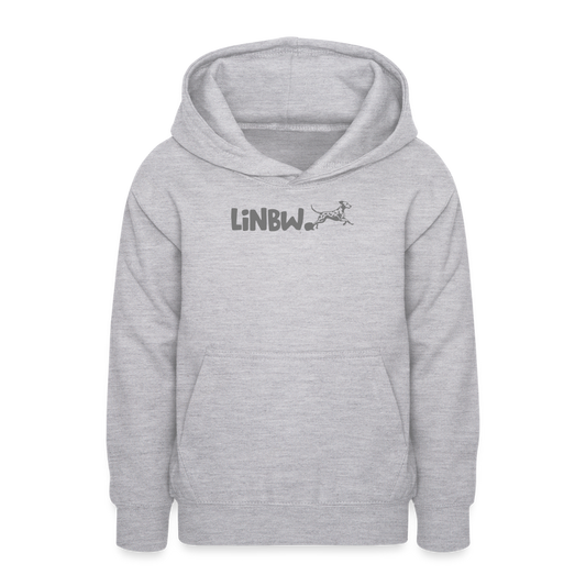 LiNBW. Teenager Hoodie Life is not just black and white - Hellgrau meliert