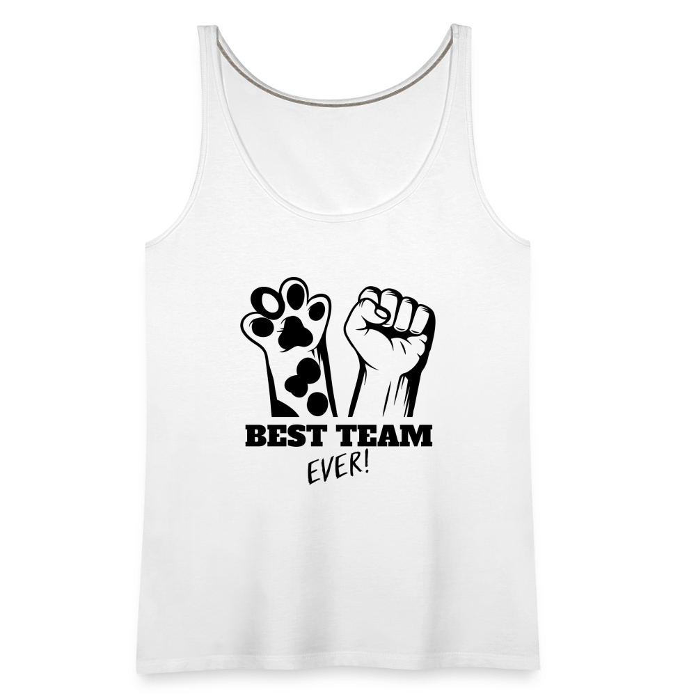 LiNBW. Frauen Tank-Top Best Team Ever - Weiß