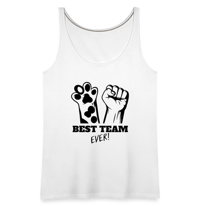 LiNBW. Frauen Tank-Top Best Team Ever - Weiß