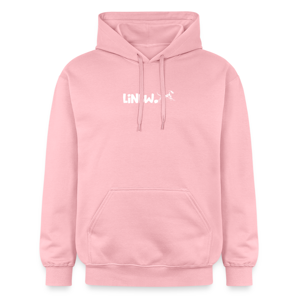 LiNBW. Männer & Frauen Hoodie Life is not just black and white - Hellrosa