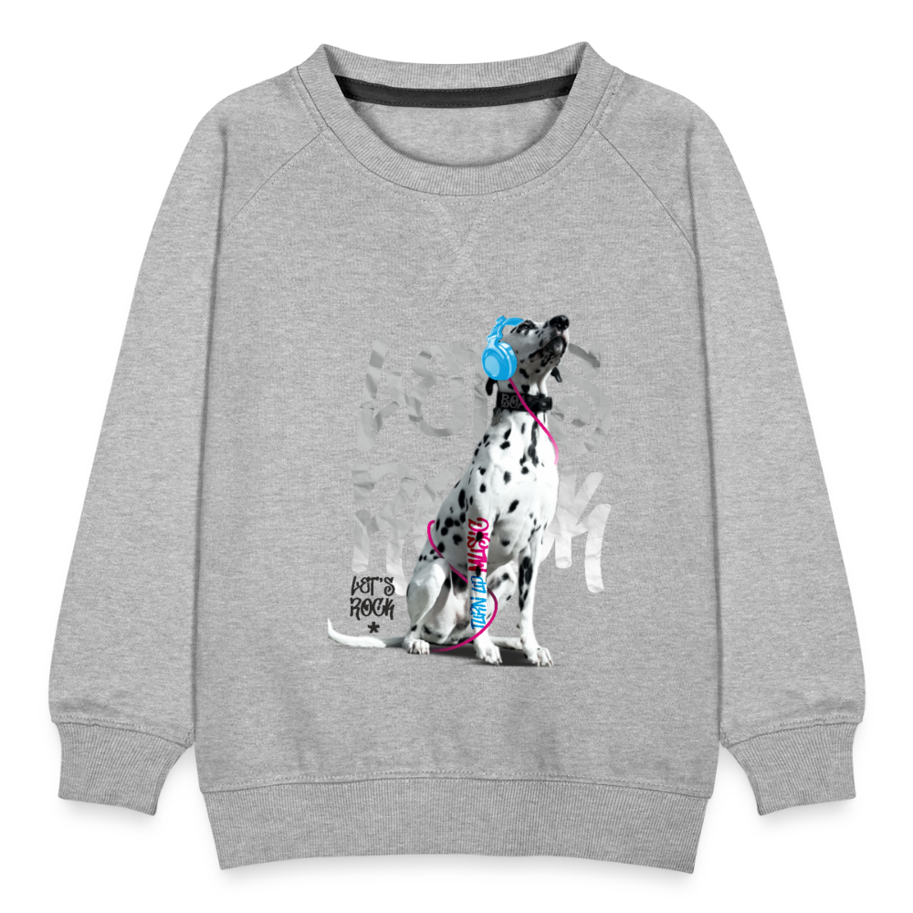 LiNBW. Kinder Pullover Dalmatiner Let´s Rock - Grau meliert