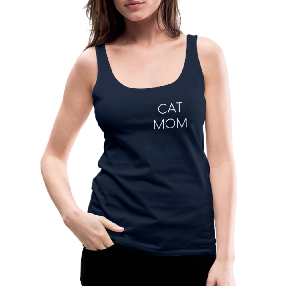 LiNBW. Frauen Tank-Top Stolzes Personal einer Katze - Navy