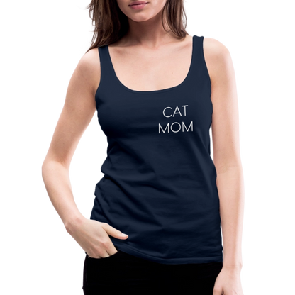 LiNBW. Frauen Tank-Top Stolzes Personal einer Katze - Navy
