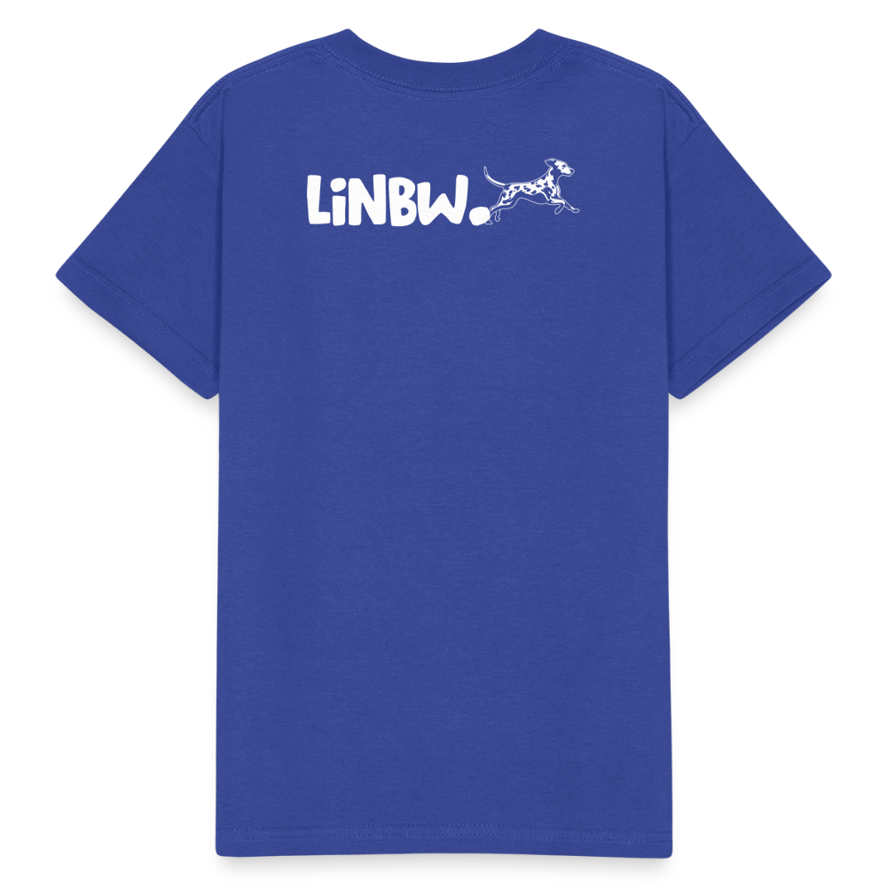 Kinder-T-Shirt – Dalmatiner in Farbe | Life is not just black and white - Royalblau