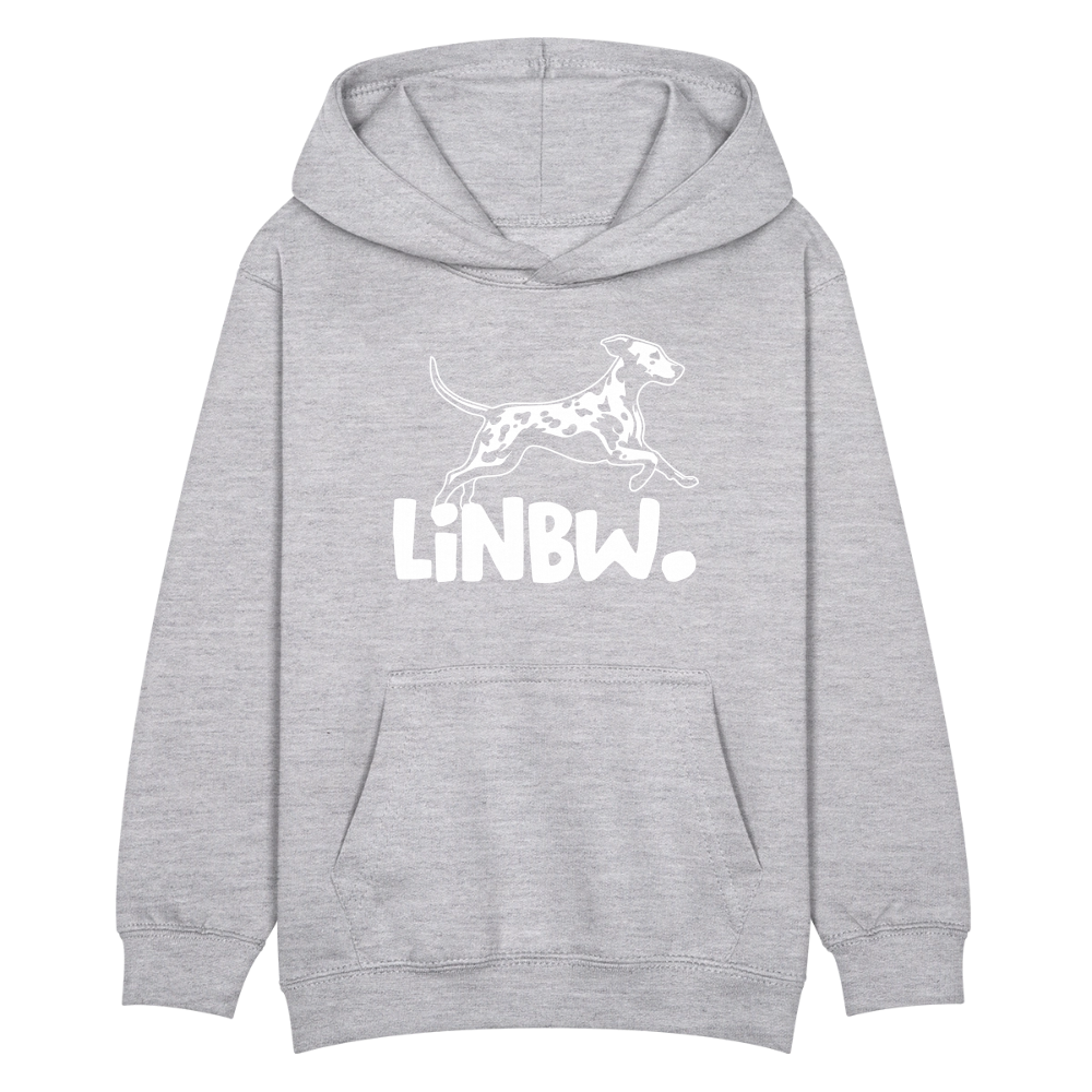 LiNBW. Kinder Hoodie - Hellgrau meliert