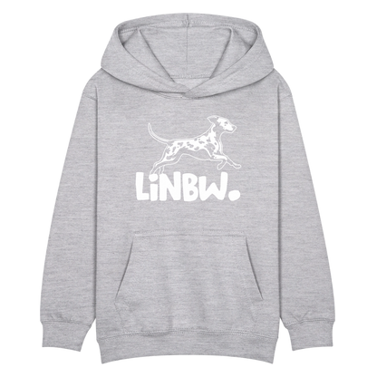 LiNBW. Kinder Hoodie - Hellgrau meliert