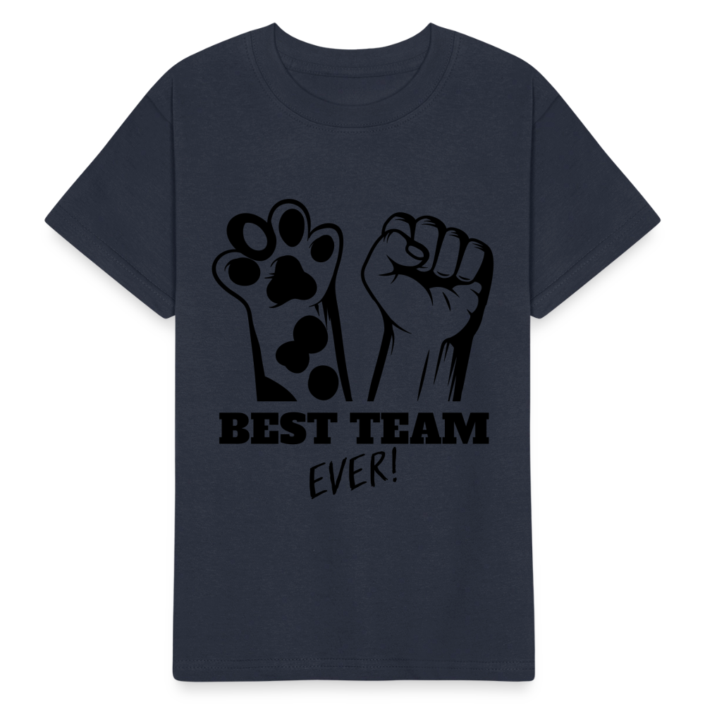 Kinder-T-Shirt – Best Team Ever! | Tierliebe trifft Teamgeist - Navy