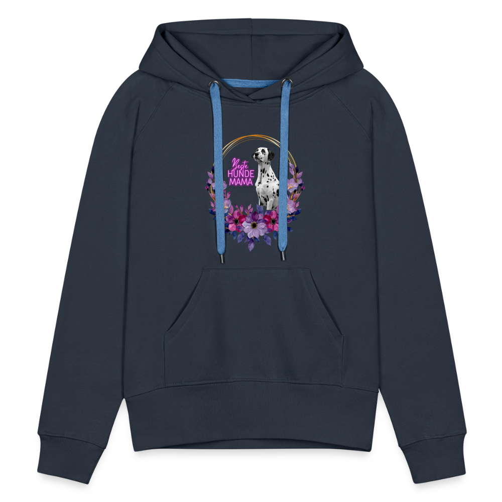 LiNBW. Frauen Hoodie Beste Hundemama - Navy