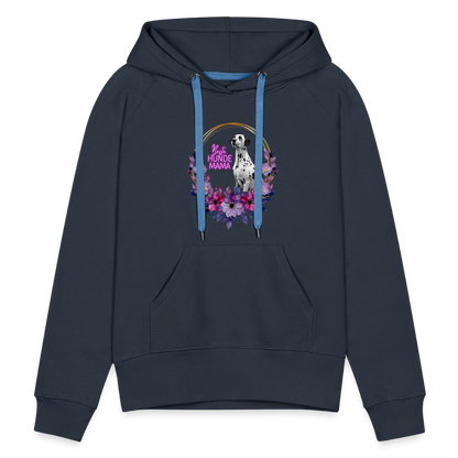 LiNBW. Frauen Hoodie Beste Hundemama - Navy