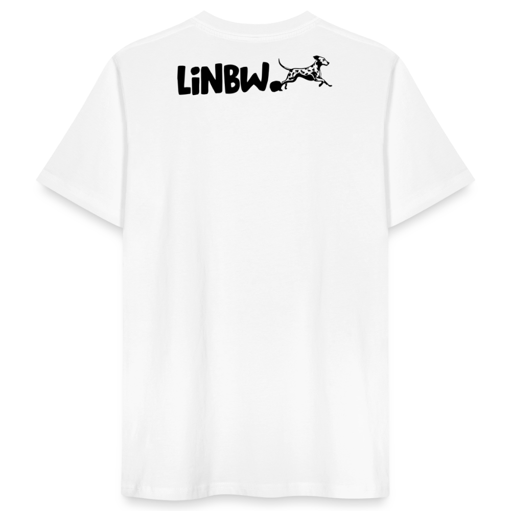 LiNBW. Männer T-Shirt Life is not just black and white - Weiß
