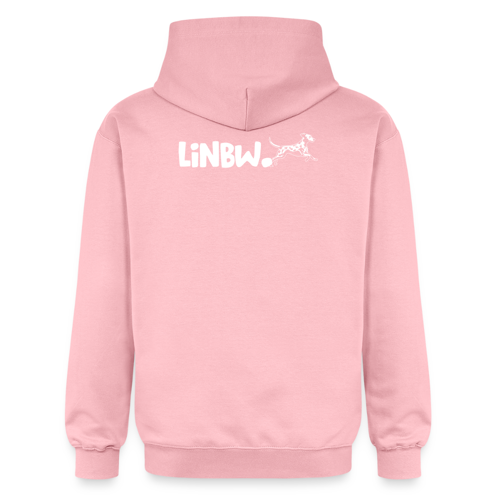 LiNBW. Männer & Frauen Hoodie Life is not just black and white - Hellrosa