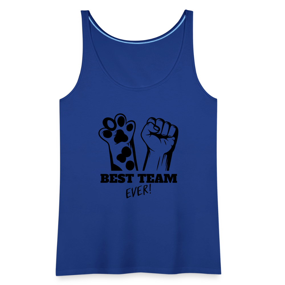 LiNBW. Frauen Tank-Top Best Team Ever - Königsblau