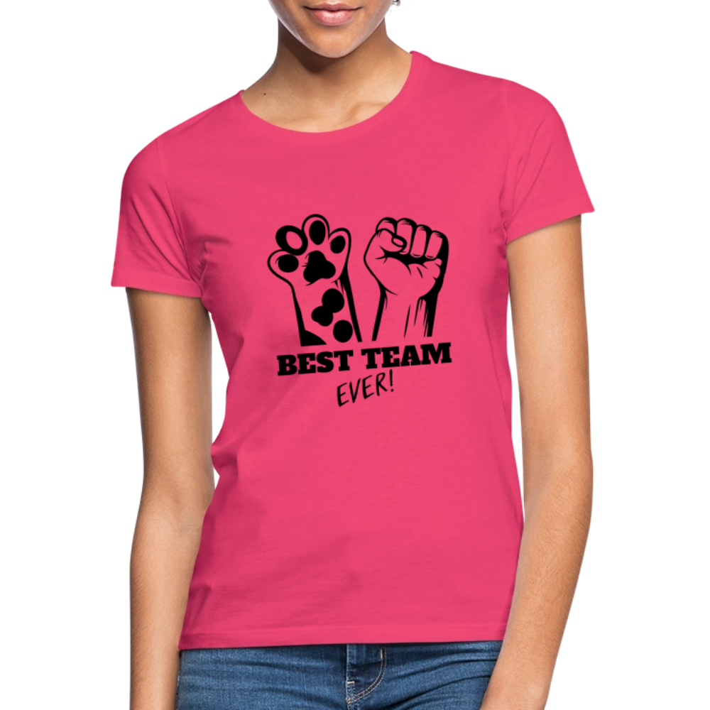 LiNBW. Frauen T-Shirt Best Team Ever - Azalea