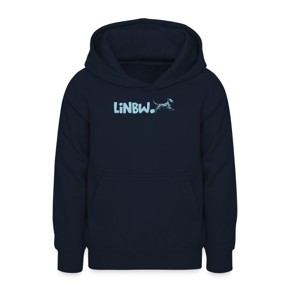LiNBW. Teenager Hoodie Life is not just black and white - Navy