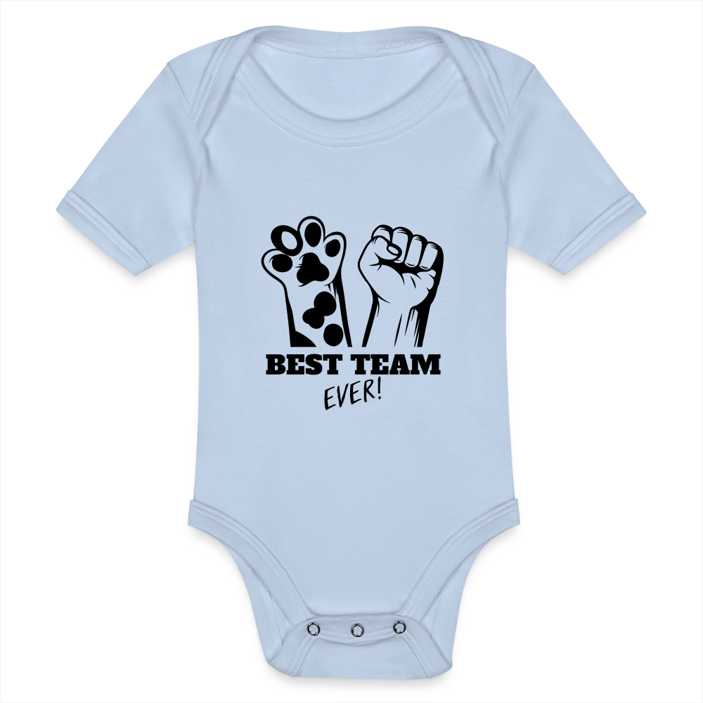 LiNBW. Body Kurzarm Best Team Ever - Sky