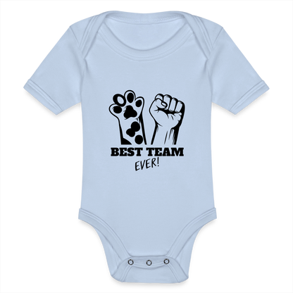 LiNBW. Body Kurzarm Best Team Ever - Sky