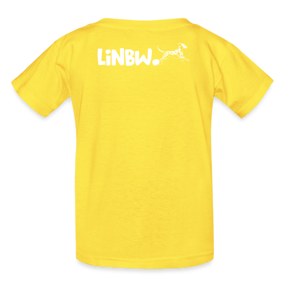 Kinder-T-Shirt – Life is not just black and white | Statement-Shirt mit Haltung - Gelb