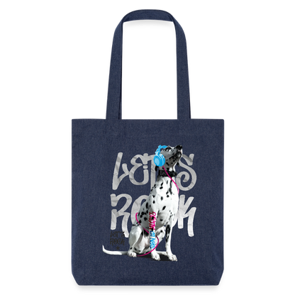 LiNBW. Stoffbeutel Dalmatiner Let's Rock - melange Blue