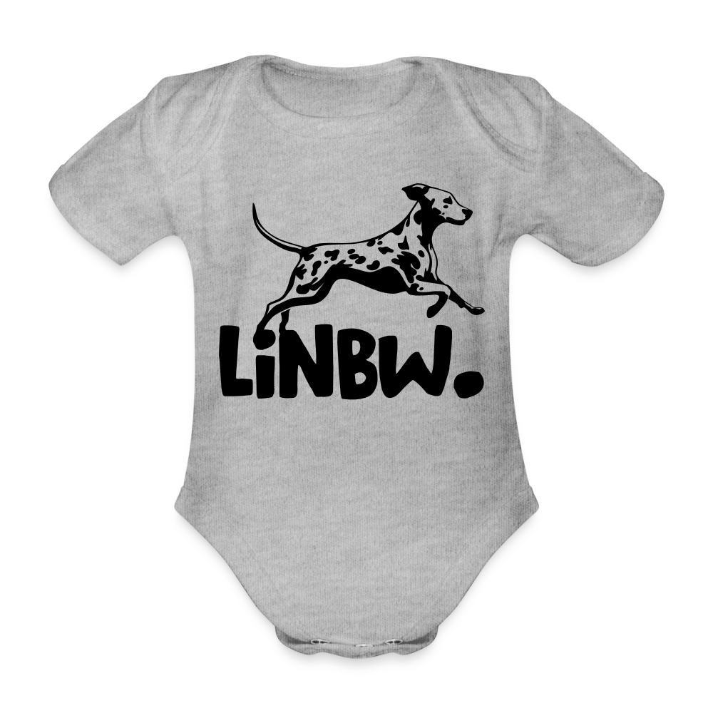 LiNBW. Body Kurzarm - Grau meliert