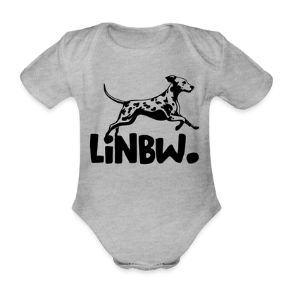 LiNBW. Body Kurzarm - Grau meliert