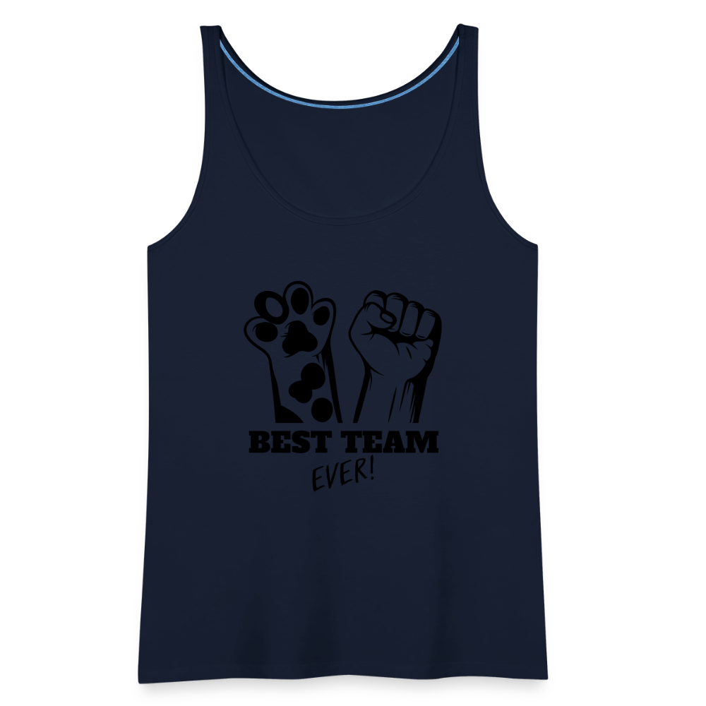 LiNBW. Frauen Tank-Top Best Team Ever - Navy