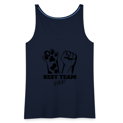 LiNBW. Frauen Tank-Top Best Team Ever - Navy