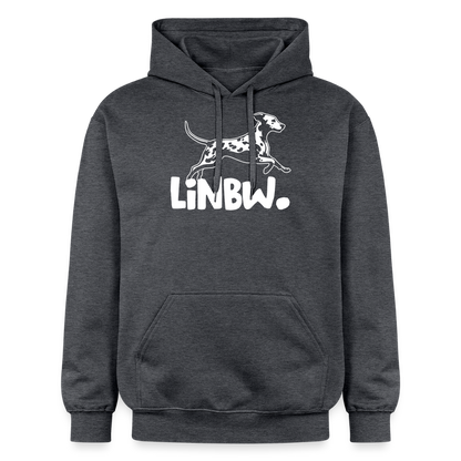 LiNBW. Männer & Frauen Hoodie - Dunkelgrau meliert