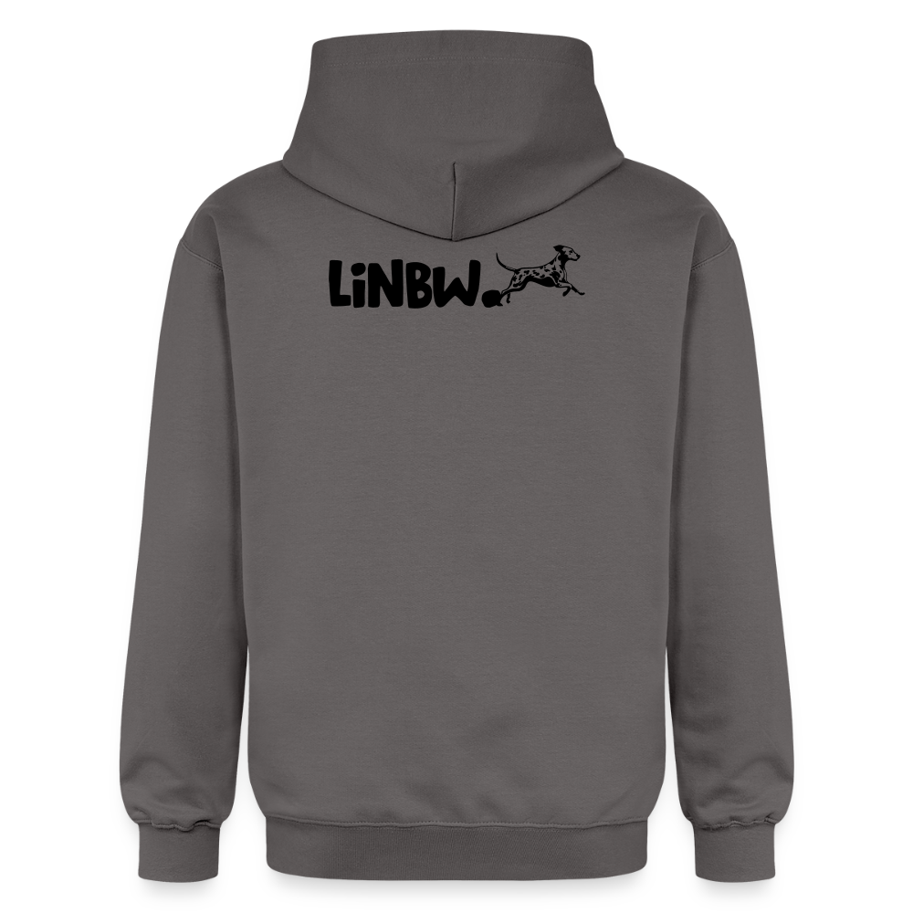LiNBW. Männer & Frauen Hoodie Life is not just black and white - Dunkelgrau