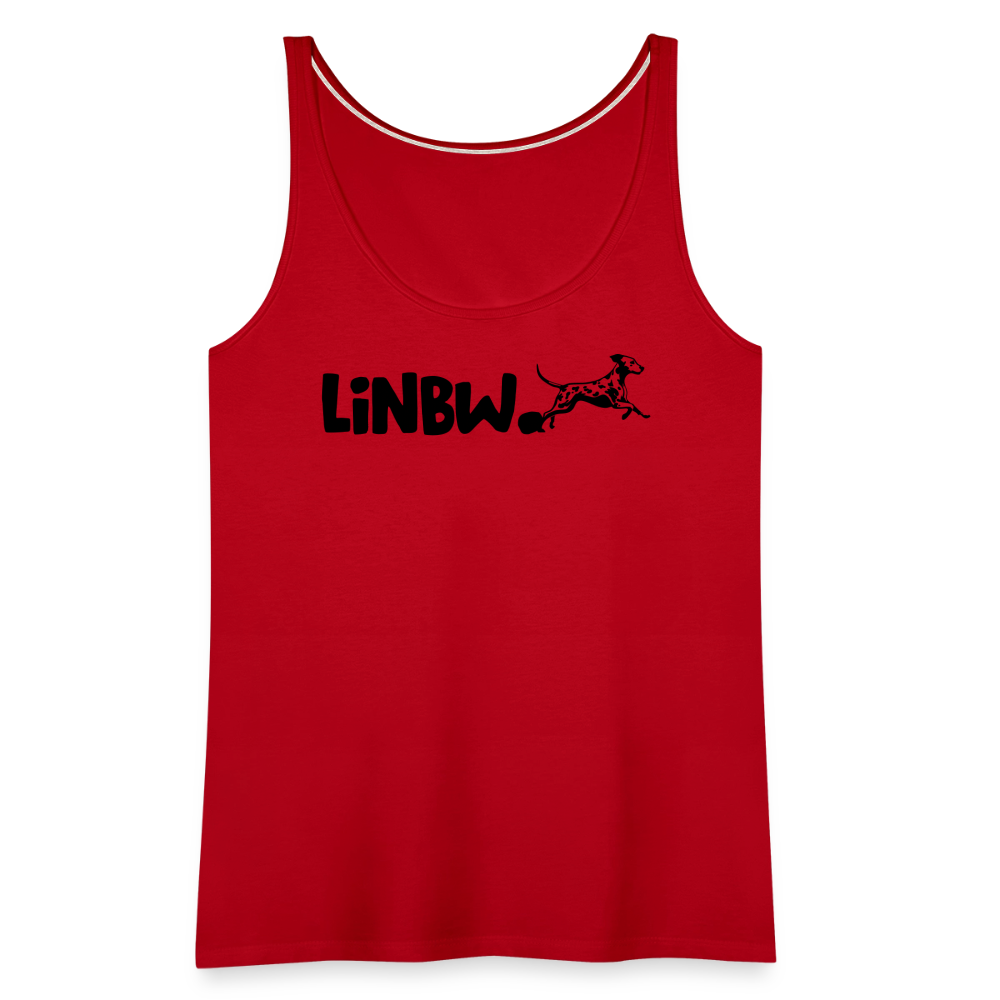 LiNBW. Frauen Tank-Top Life is not just black and white - Rot